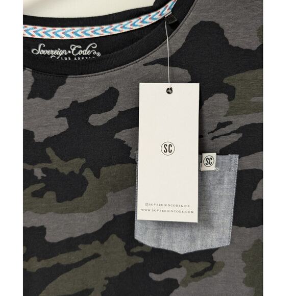 NWT Sovereign Code Camo long sleeve t-shirt | Boys M - Picture 4 of 5